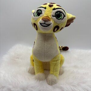 Fuli Disney TY Beanie Babies Lion Guard Cheetah 2017 7in Yellow/Brown(SKU:596TO)